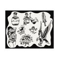Middle-earth Tattoo Flash Poster — Matte Watercolor